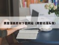 钦州黑客漫画素材下载网站（黑客动漫头像）